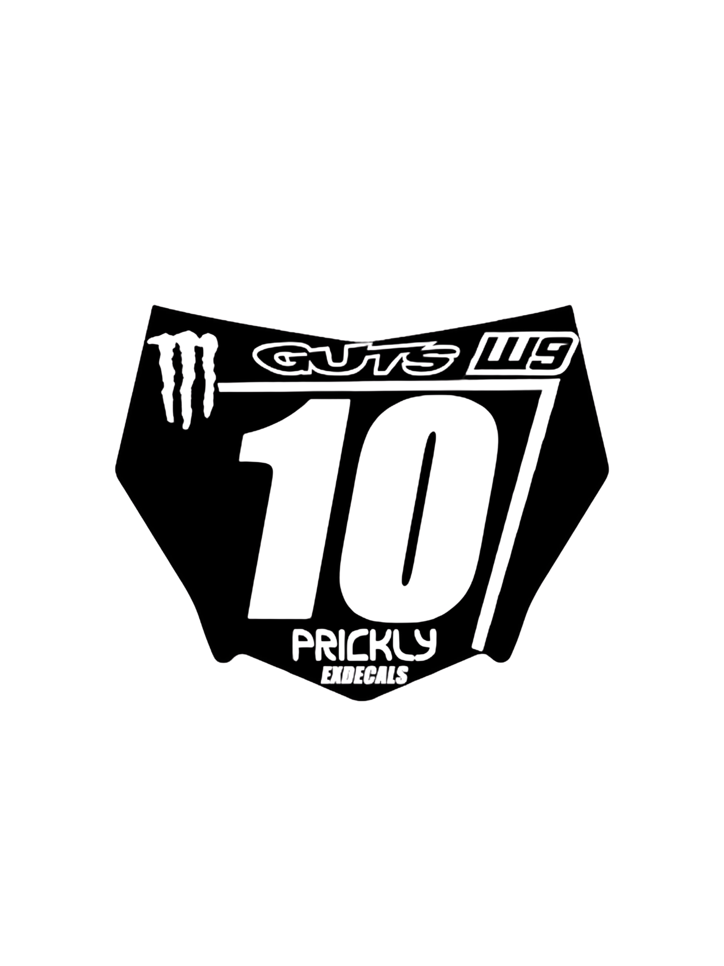 MotoCutz Decal (Black)