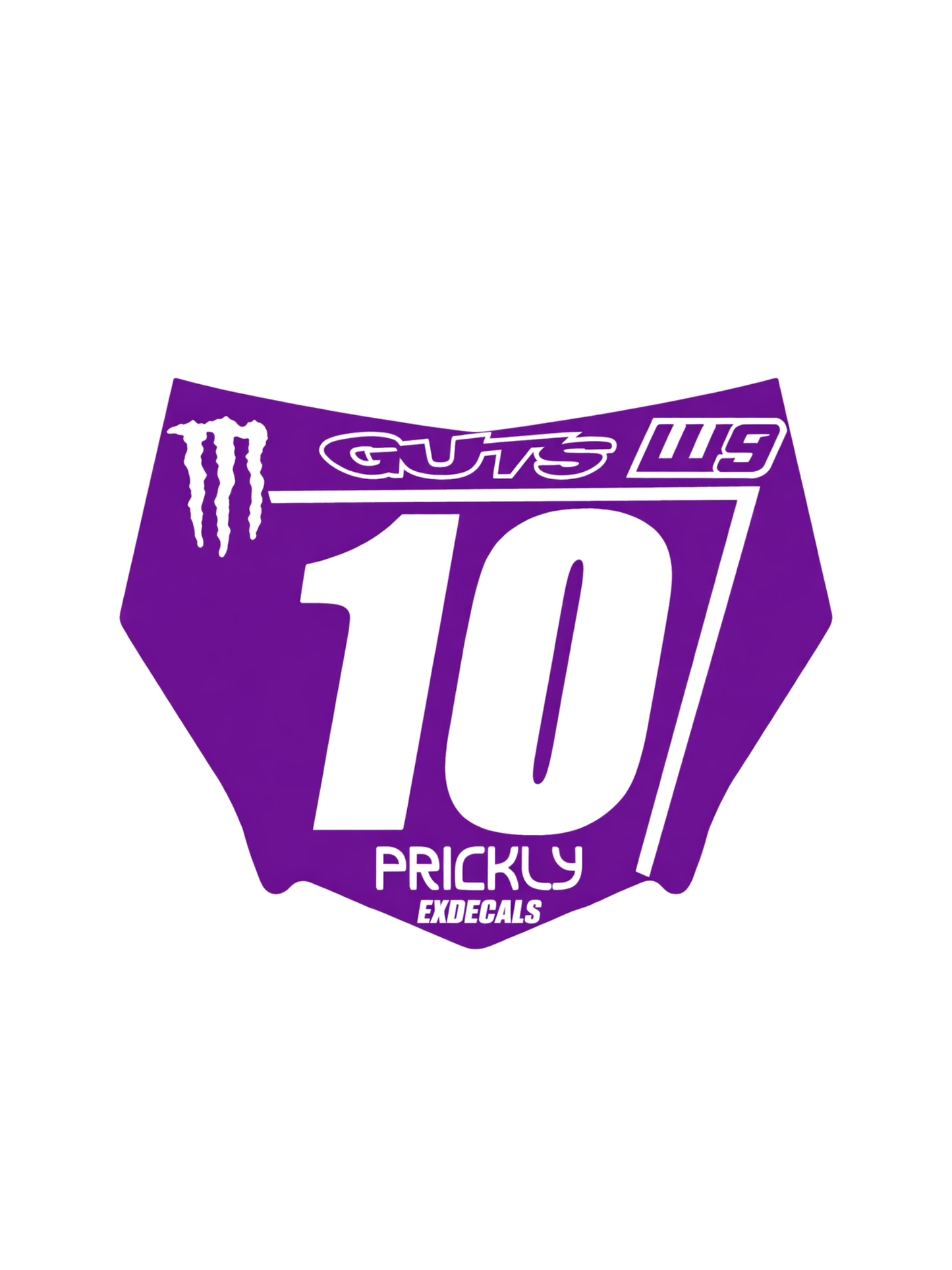 MotoCutz Decal (purple)